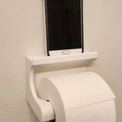 Toilet Paper and Phone holder