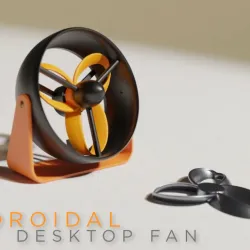 Toroidal Turbine Desktop USB Fan
