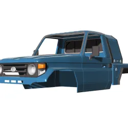 toyota j70 pick up flatbed 313mm wheel base 1/8