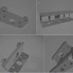 Underdesk mounting blocks for Dell Precision 7540