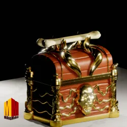 Unique Pandora’s Box Design – 3D Printed Model