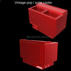 Vintage pop / soda cooler