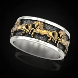 Wedding Ring horses