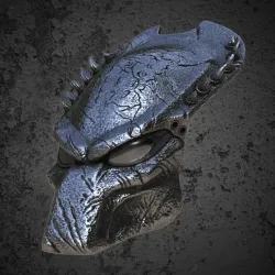 Wolf Predator Bio Mask in four parts for small Printers.