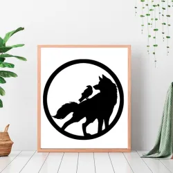 Wolf SVG / STL