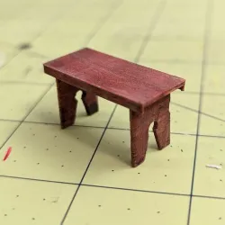 1:24 Keyhole Bench