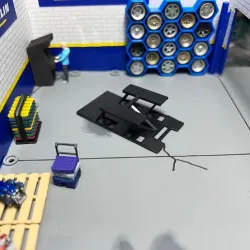 1/64 Lift for Diorama Garage for Hot Wheels