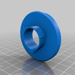 3M mask filter adapter (STEP file)