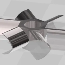 6-blade propeller
