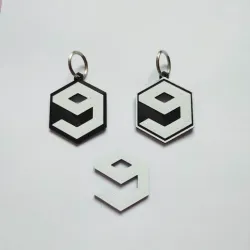 9GAG Keychain 3 Models + Bonus 9GAG earring SET :)