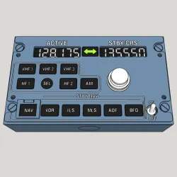 A320 / A330 RMP control panel - PCB Compatible