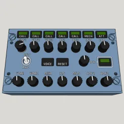 A320 ACP control panel