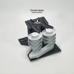 Additional Descending Modules for any of the Marble Machines Elevator - Module 3 -Double Spiral - STL File for 3D Printing