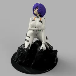 ANIME - REI AYANAMI IN HER 3 IN 1 PLUGSUIT