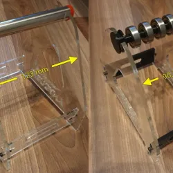 Anycubic i3 Mega narrow and frictionless Spool Holder Mod