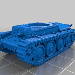 Armored Fighting Vehicle 38t 1:100 15mm