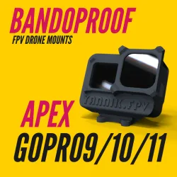 BANDOPROOF // GOPRO 9/10/11 horizontal // impulseRC APEX