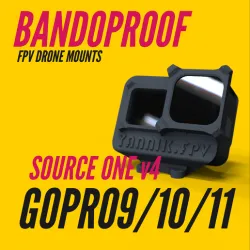 BANDOPROOF // GOPRO 9/10/11 horizontal // TBS Source One V4