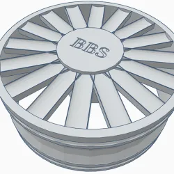 basic 3d printed rim