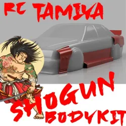 BodyKit - TAMIYA Audi V8 DTM RC 1/10 Scale - FIRST DESIGNED BODY KIT "SHOGUN BODYKIT" (RC 1/10, Scale, Tamiya)