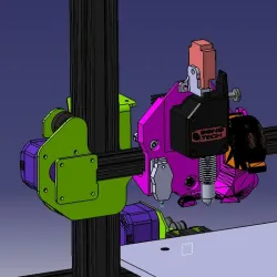 Bondtech BMG Direct Drive Bracket / NEMA17 Pancake Motor / Hotend All In One EVO + Touch Mi Sensor + Fine Filament Sensor
