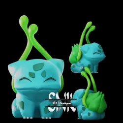 Bulbasaur Print in Place + Easter Deco (no support)