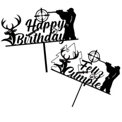 Cake Topper Cake topper - Hunter with deer