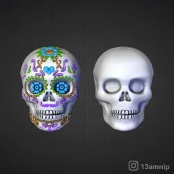 Calavera + skull