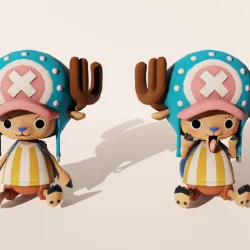 Chopper sitting One Piece