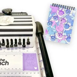 Cinch binding stoppers for crochet binding