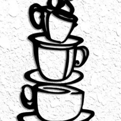 Coffee Bar Wall Art Drink Bar Wall Decor 2d