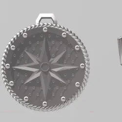 Compass pendant