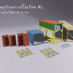 Containers collection #2 1:43, 1/43, 1:50, 1/50, 1:64, 1/64