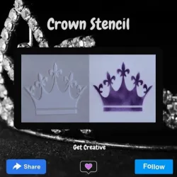 Crown Stencil
