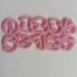 Cutters Cooper Fountain Numbers 2 cm