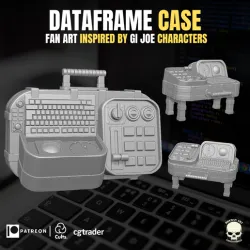 Dataframe Case 3D printable File For Action Figures