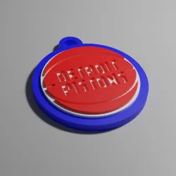 Detroit Pistons KeyRing