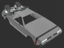 DMC delorean RC body