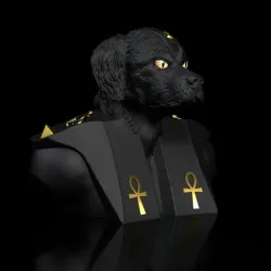 Dog Bernese Mountain Dog Anubis - Bust