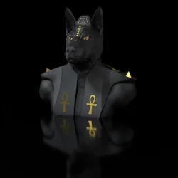 Dog Shepherd Anubis - Bust