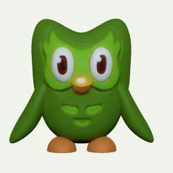 DUO OWL FROM DUOLINGO  +  keychain