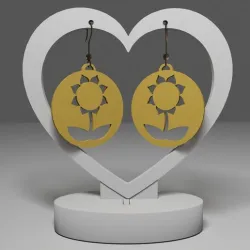 Earrings 216 - Flower