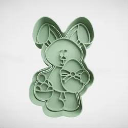 easter bunny with basket