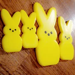 Easter Peep Giant Bunny Cake Topper Easter basket gift Kids Peep /Personalized Bunny