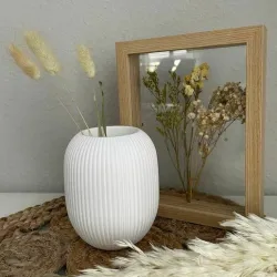 Egg Vase Rippeld modern 2023 Design (Ripples many straight)