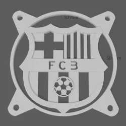 fan grill / fan grille CLUB BARCELONA