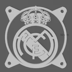 fan grill / grille fan CLUB REAL MADRID
