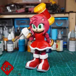 Flexi Amy Rose - Sonic - Print In Place