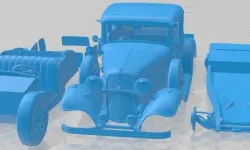 Ford Coupe 1932 Printable Car