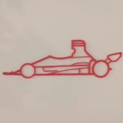 Formula 1 ferrari 312T wall decor